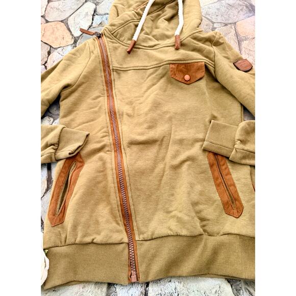 WANAKOME ASYMMETRICAL HESTRA ZIP UP - Picture 3 of 10